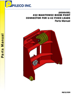 #22 MANITOWOC BOOM POINT FO U-42 LEADS